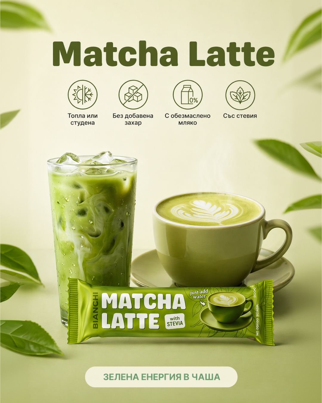 Matcha Latte product static